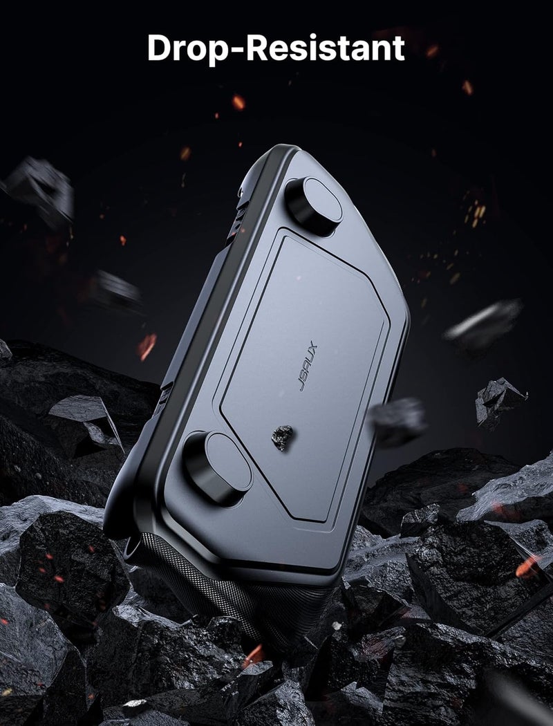 jsaux PC0104 ModCase Compatible with Steam Deck, Steam Deck Case Comprehensive Protection Include Detachable Front Shell, Body Protective Shell, Metal Bracket and Strap - Basic Set - Image 4